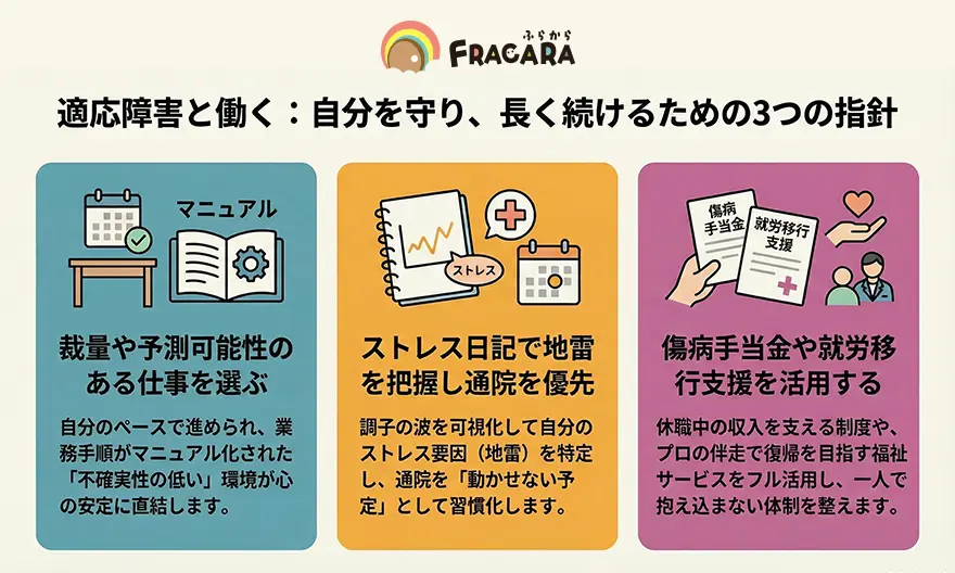 適応障害と働く：自分を守り、長く続けるための3つの指針